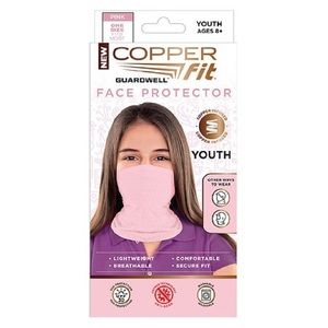 Copper Fit Guardwell Youth Blue Face Protector